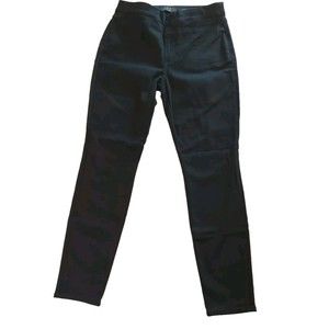 jen7 by 7 for all mankind Black Comfort Skinny High-Rise Stretch Jeans 10 30